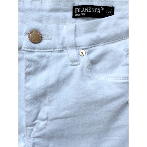 NWT Blank NYC The Essex Great White Classic Cut Off Short, Size 29 - Picture 12 of 16